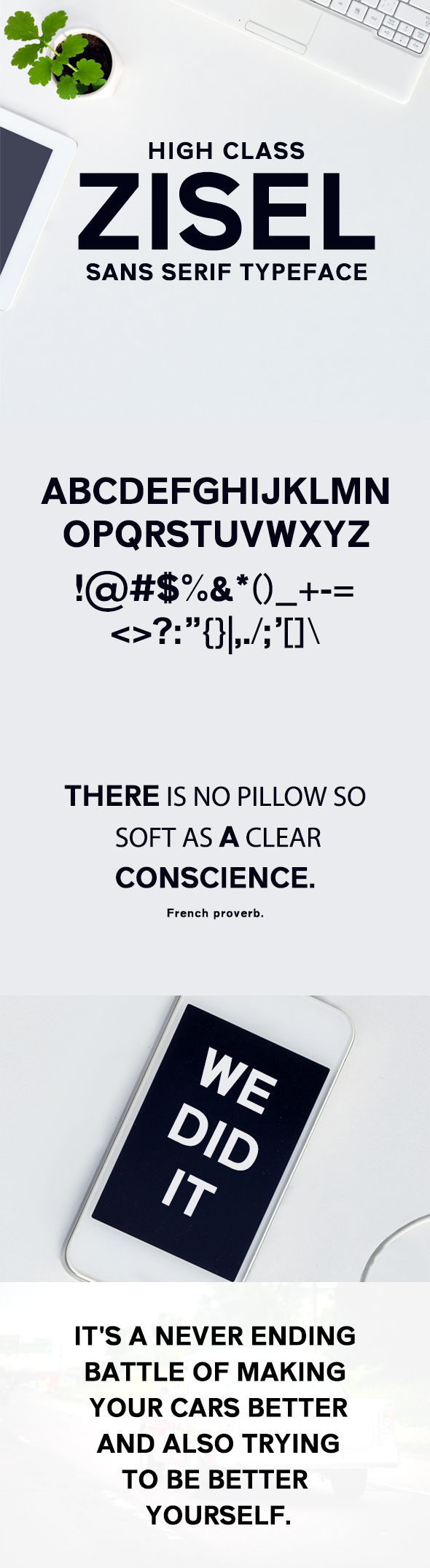 Zisel Sans Serif Typeface - Fonts