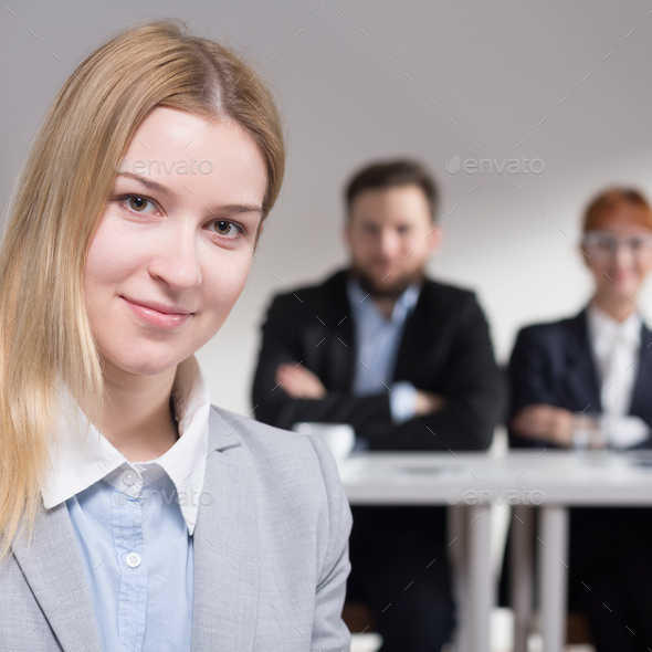 Applicant after the jobinterview - Stock Photo - Images