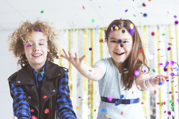 Kids having party - Stock Photo - Images
