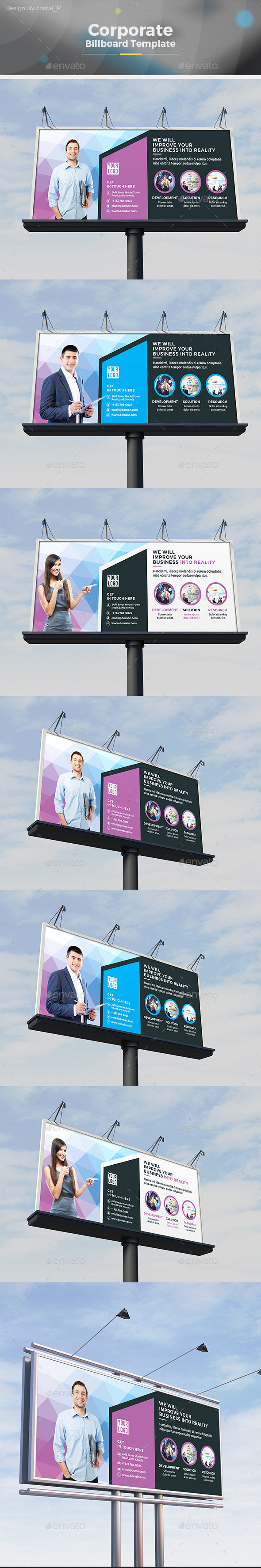 Corporate Billboard - Signage Print Templates