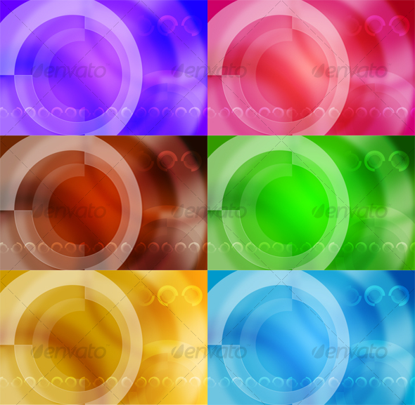 Dynamic Circles - Abstract Backgrounds