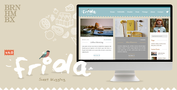 Frida - A Sweet & Classic Blog Theme - Personal Blog / Magazine