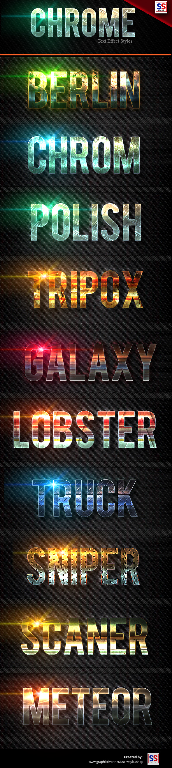 Bold Light Text Effect vol 2 - Text Effects Styles