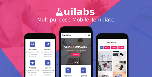 Special Uilabs - Multipurpose Mobile Template