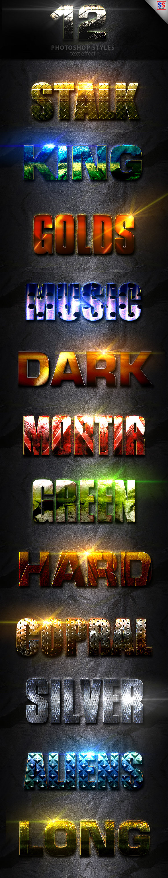 Light Photoshop Text Effect Vol 4 - Text Effects Styles