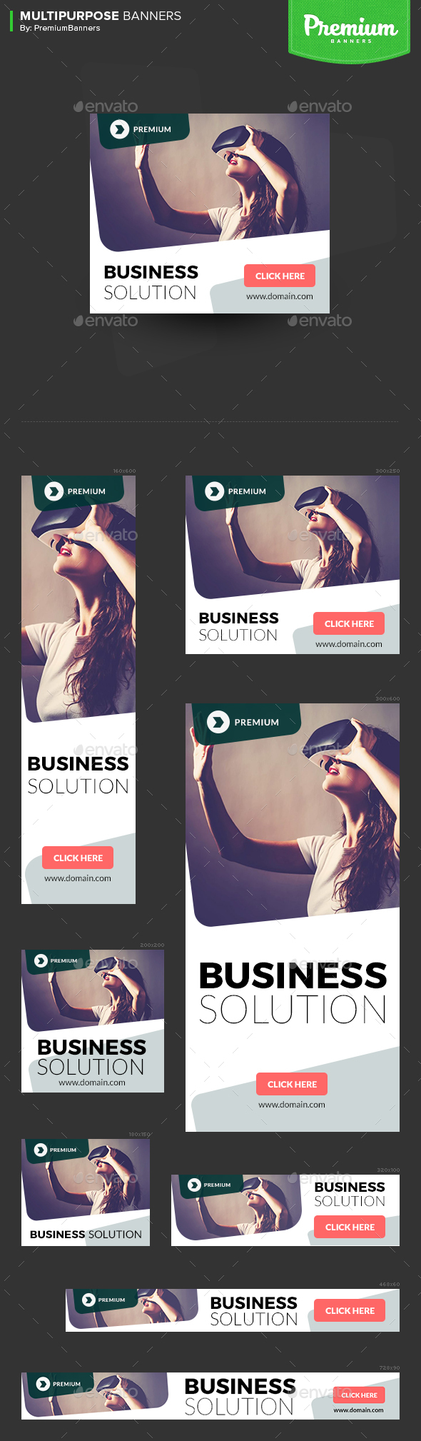 Business Banners - Banners & Ads Web Elements