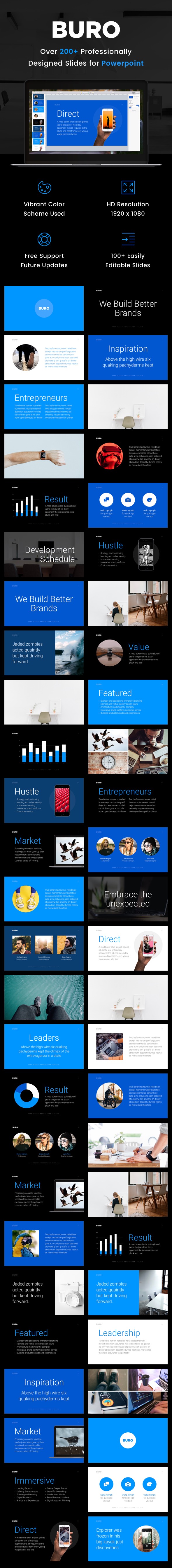 Buro - Business Powerpoint Presentation Template - Business PowerPoint Templates