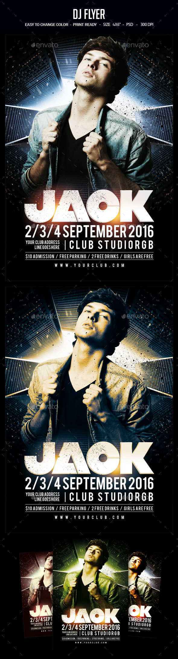 Dj Flyer - Clubs & Parties Events