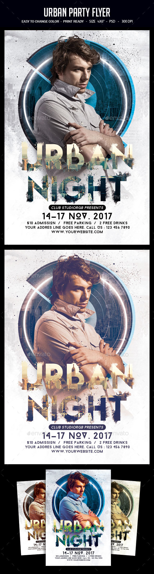 Urban Party Flyer - Clubs & Parties Events