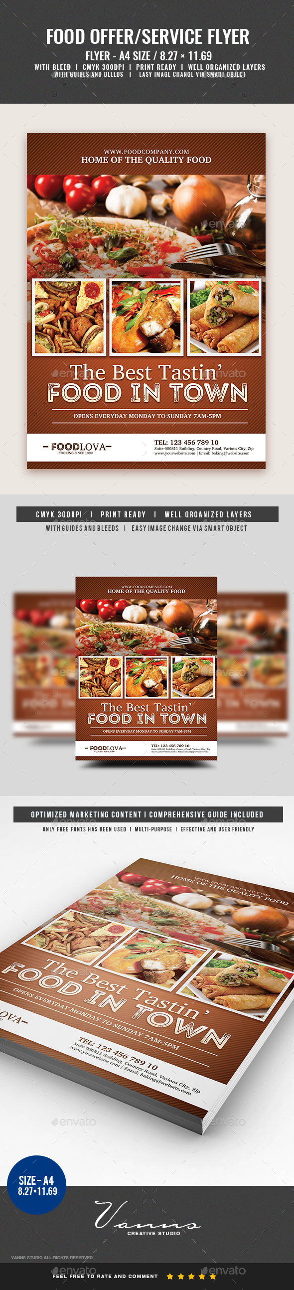 Food Services Flyer Template