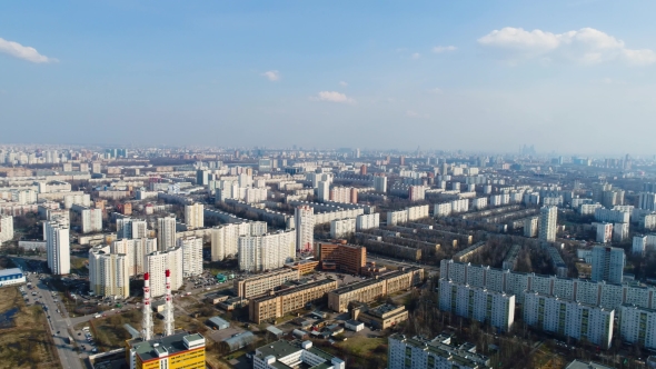 Moscow Suburb. The View From the Bird's Flight alt