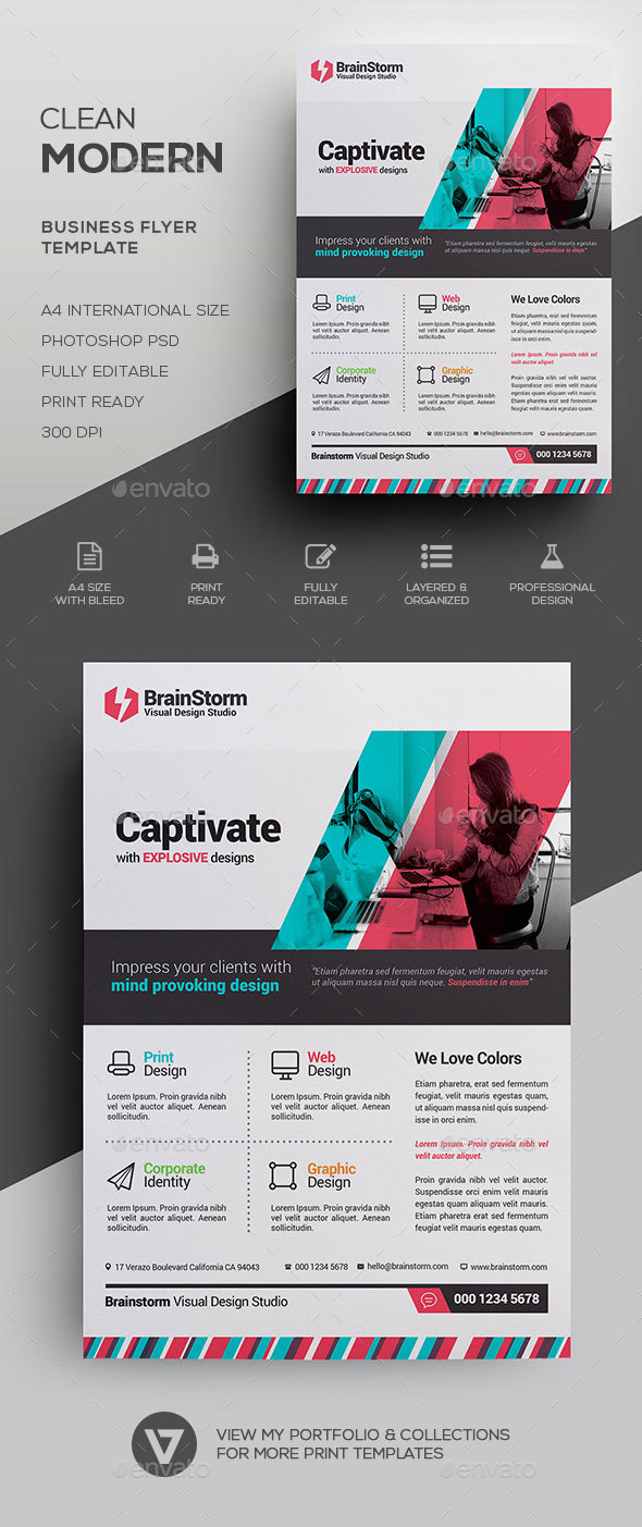 Creative Business Flyer Template - Corporate Flyers