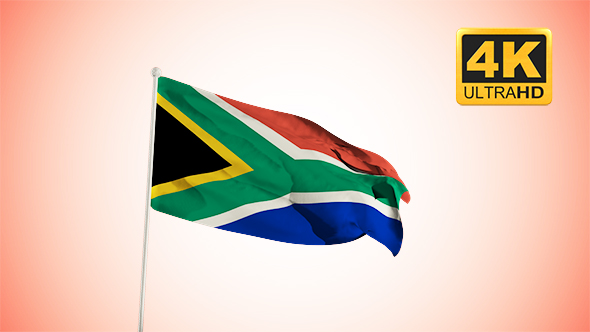 South Africa Flag 4k