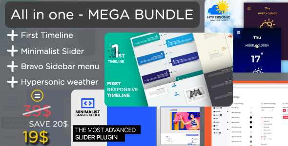 All in one - Mega Plugins Bundle - CodeCanyon Item for Sale