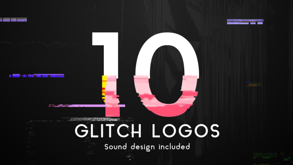 Glitch Logo Pack - VideoHive 19801525
