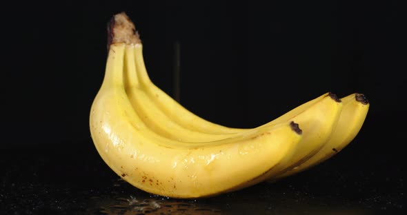 For Bananas Falling Water Drops.  alt