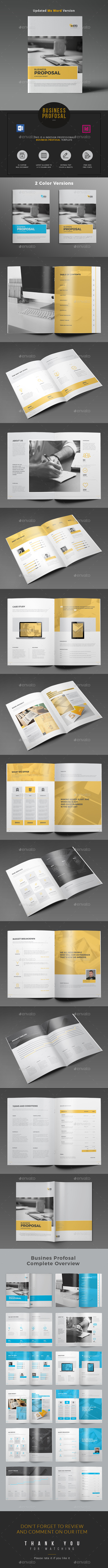 Proposal Word - Proposals & Invoices Stationery
