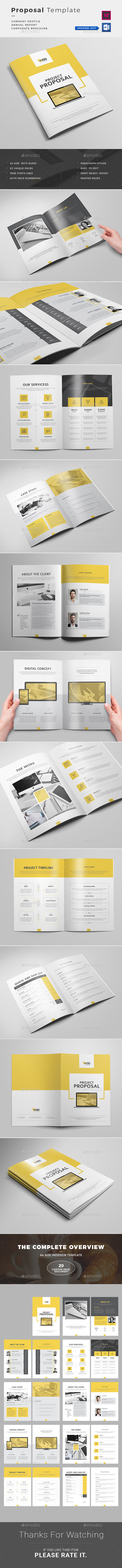 Proposal Word - Proposals & Invoices Stationery