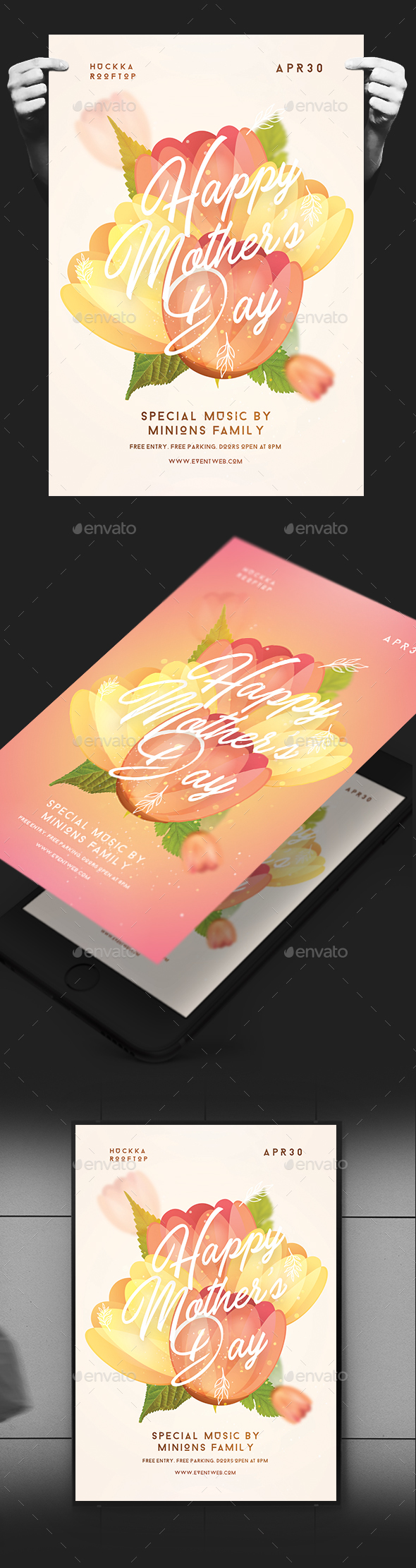 Happy Mother's Day Flyer - Events Flyers