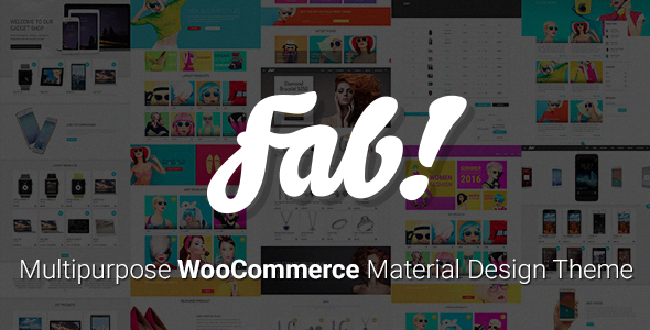 FAB! - Material Design WooCommerce WordPress Theme - WooCommerce eCommerce