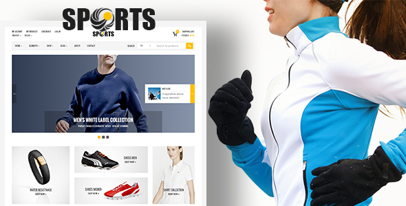 Sport Store | Psd Template