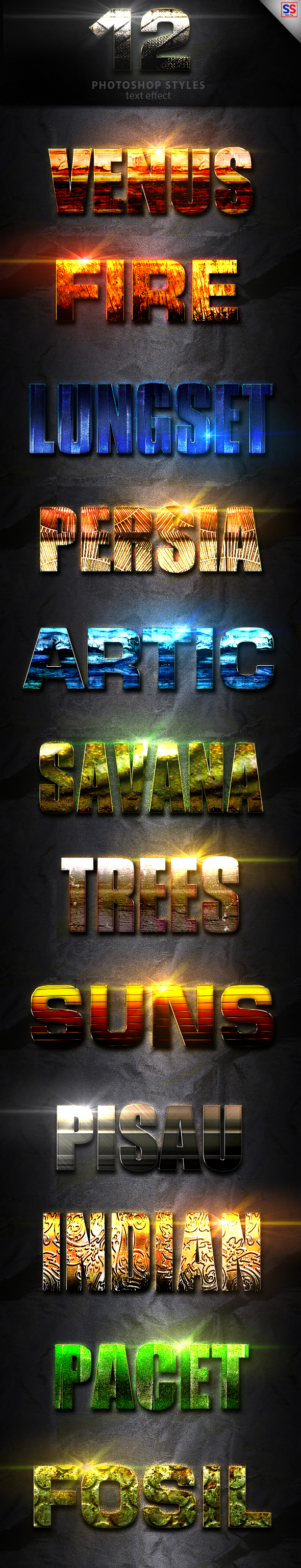 Light Photoshop Text Effect Vol 6 - Text Effects Styles