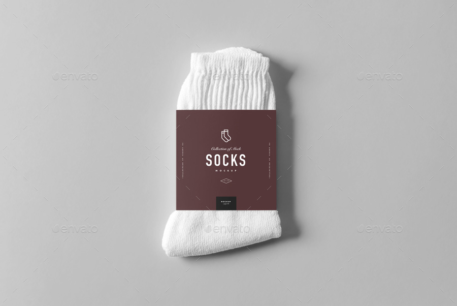 Socks Package Mock-up by yogurt86 | GraphicRiver