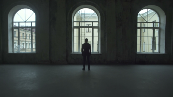 Man in Front of the Window