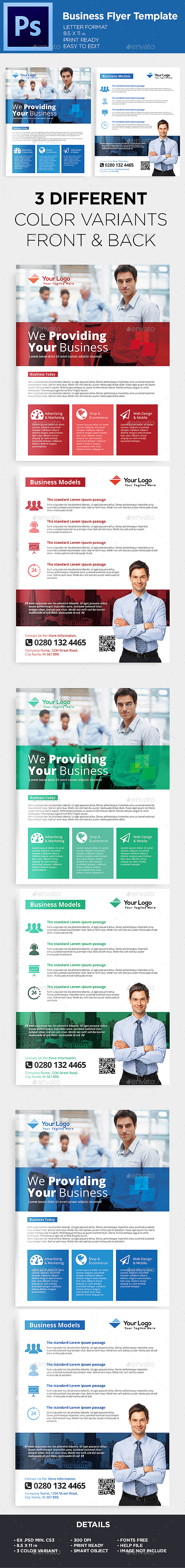Corporate Business Flyer Template - Corporate Flyers