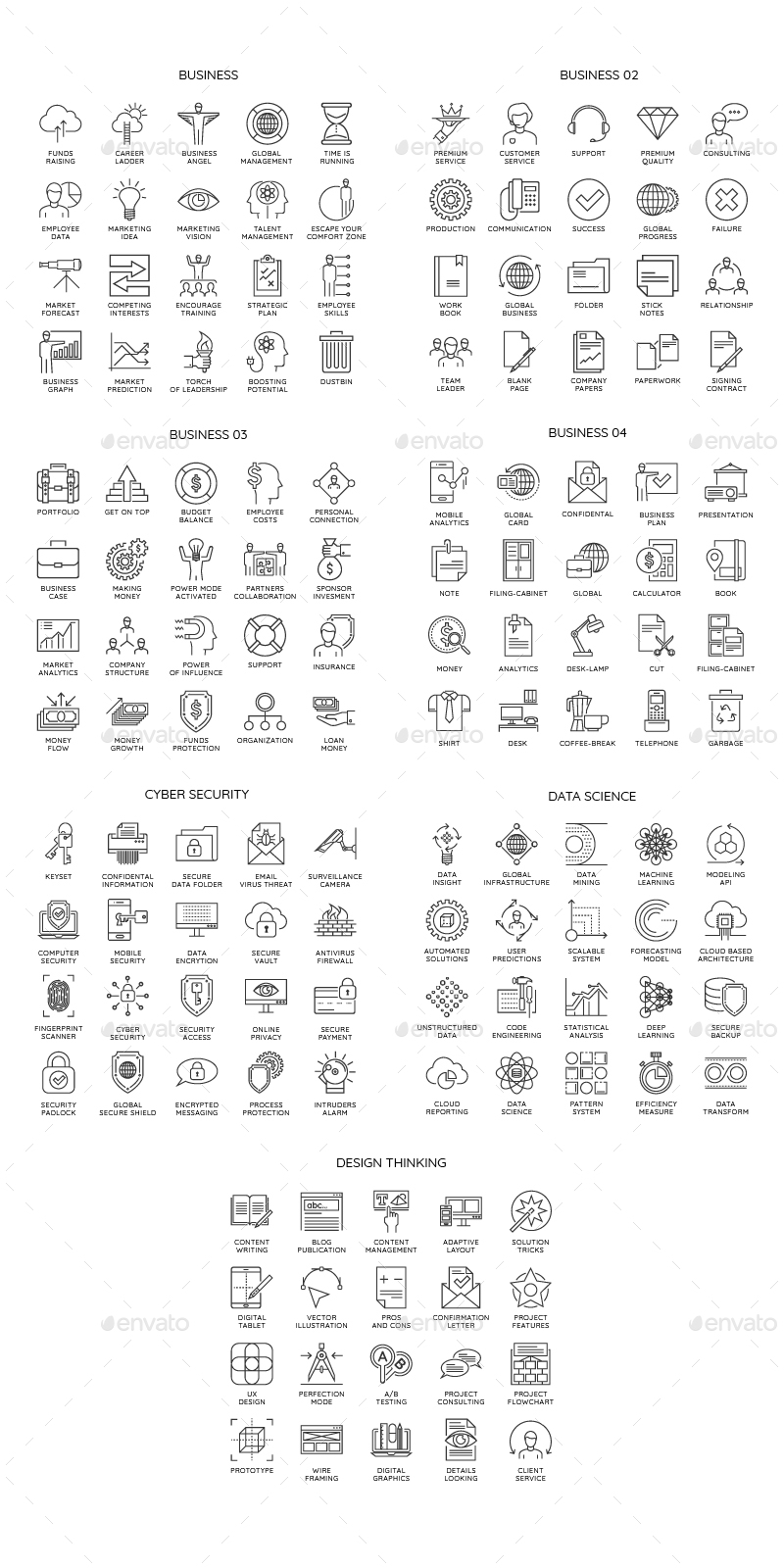 Line Icons Pack by iconsoul | GraphicRiver