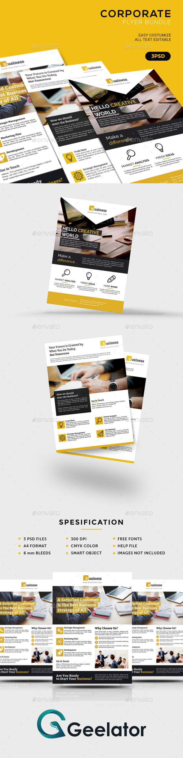 Corporate Flyer Bundle - Corporate Flyers