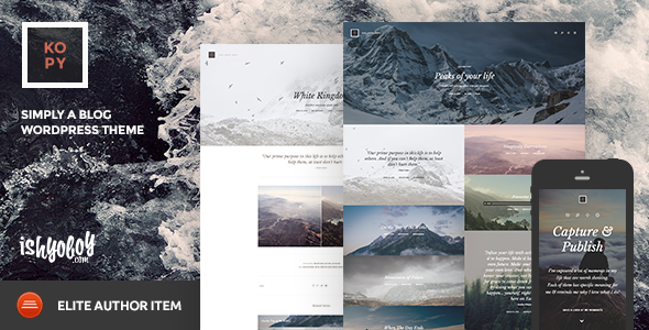 Kopy WP - Simply a Blog WordPress Theme - Personal Blog / Magazine