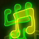 Music Notes Neon 2 - VideoHive Item for Sale