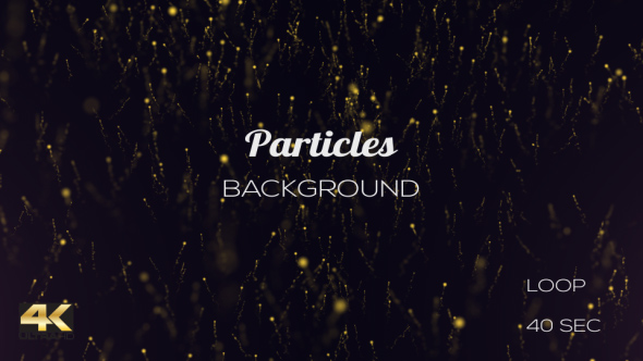 Golden Particles 4K