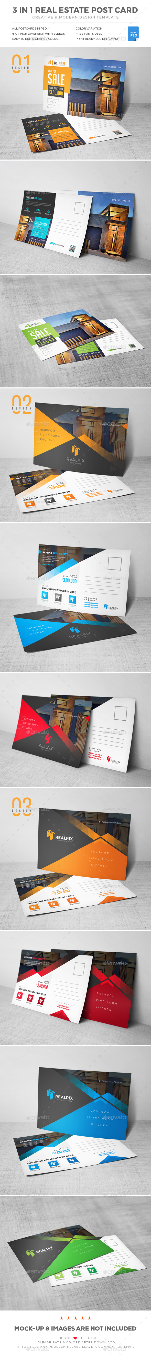 Postcard Bundle - Cards & Invites Print Templates