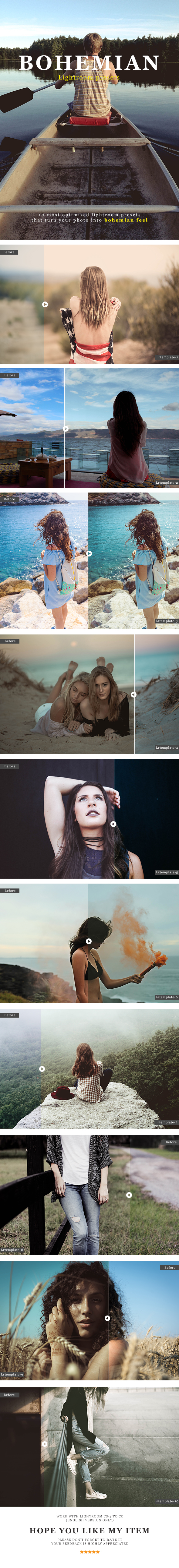 Bohemian Lightroom Presets - Lightroom Presets Add-ons