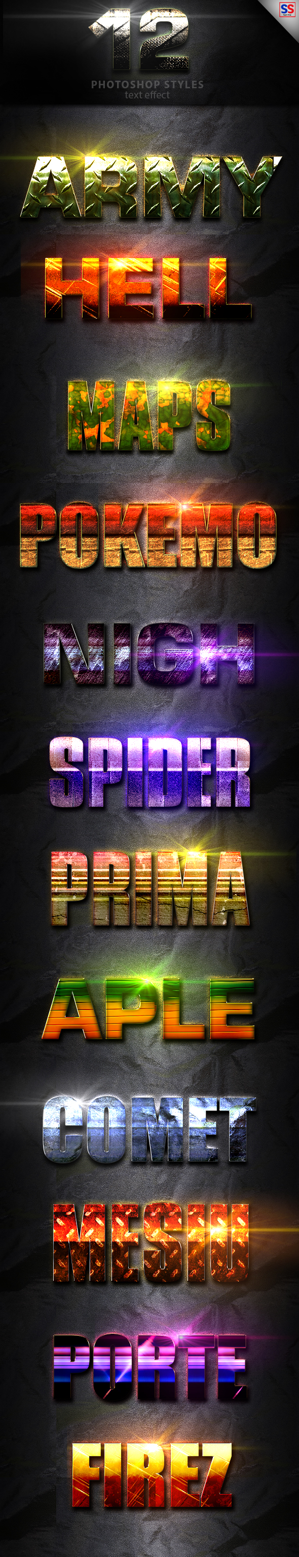 Light Photoshop Text Effect Vol 7 - Text Effects Styles