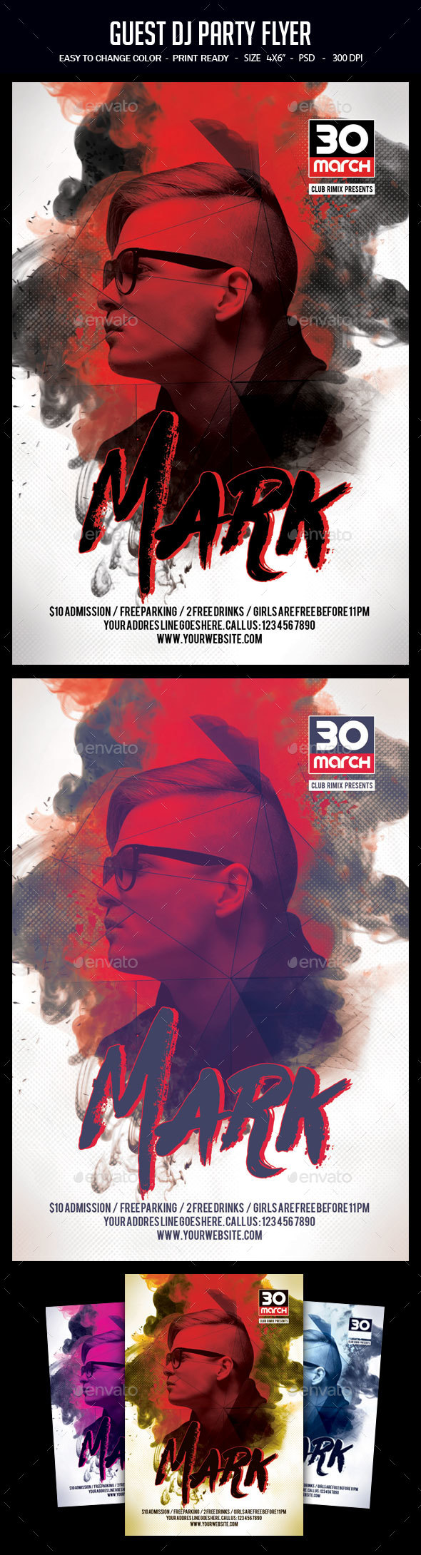 Guest Dj Party Flyer - Clubs & Parties Events
