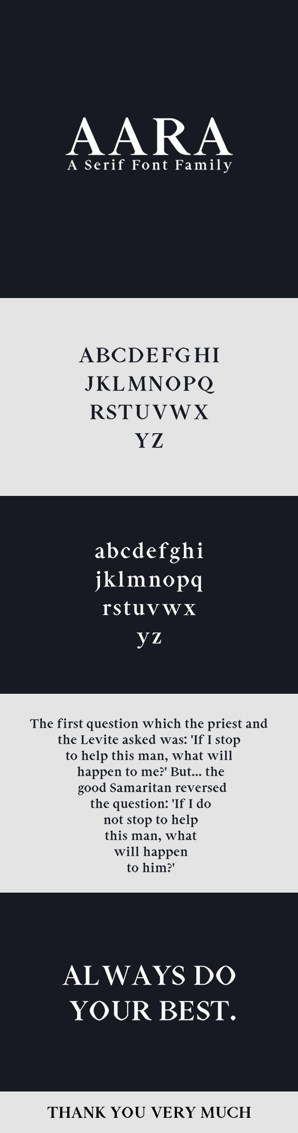 Aara Serif Font Family - Serif Fonts