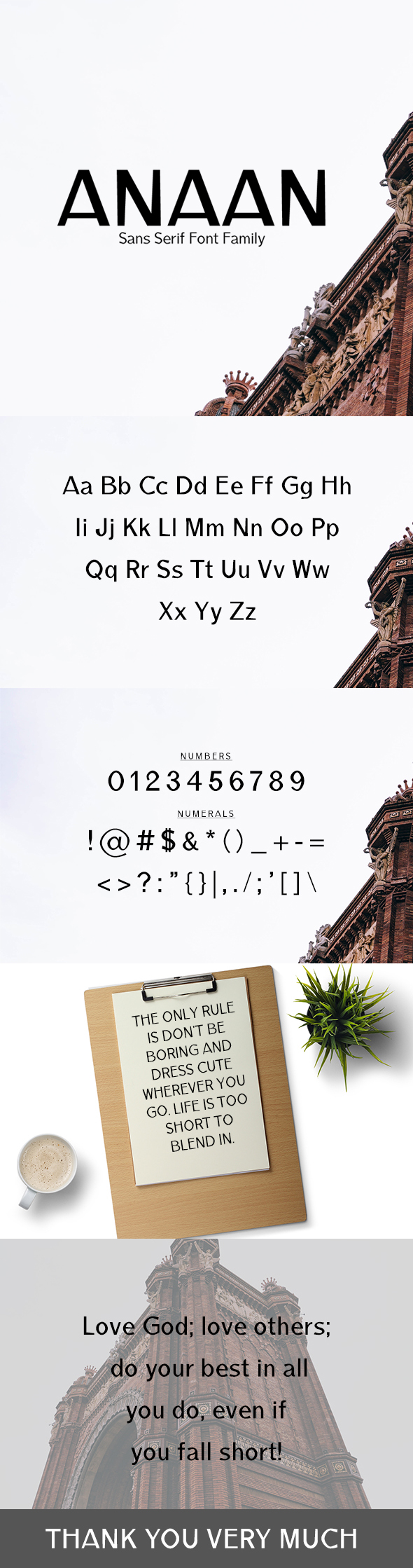 Anaan Sans Serif Font Family - Sans-Serif Fonts