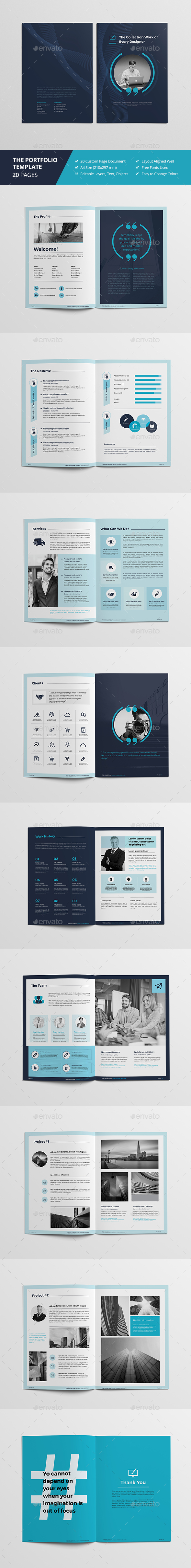 Haweya Portfolio Brochure - Brochures Print Templates