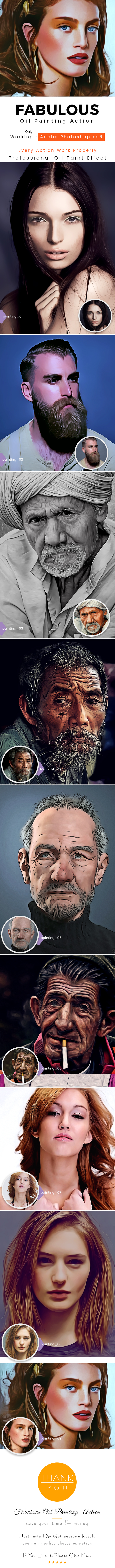 Fabulous Painting Action - Photo Effects Actions