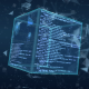 Blue Digital Cube - VideoHive Item for Sale