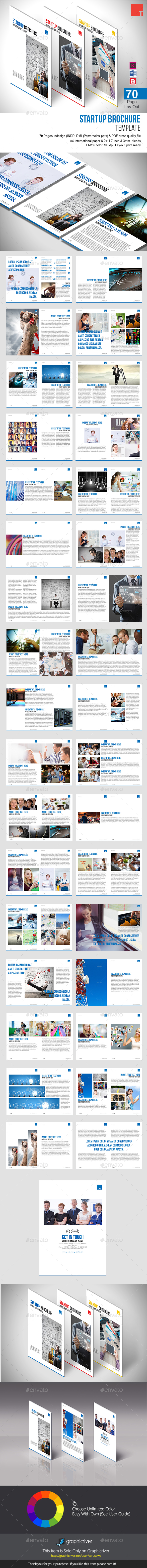 Startup Brochure Template - Informational Brochures