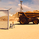Trucks At  A Construction Site - VideoHive Item for Sale
