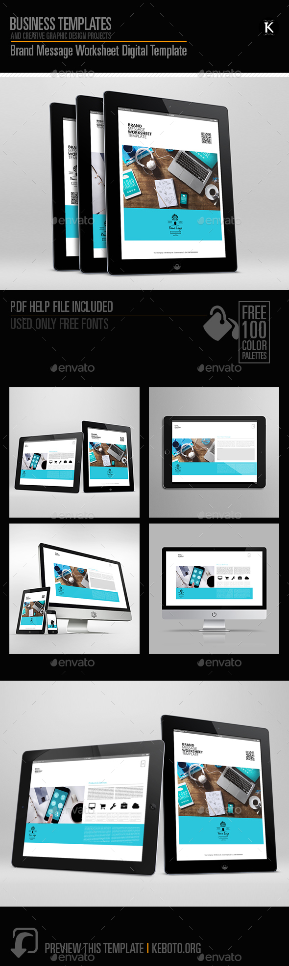 Brand Message Worksheet Digital Template - ePublishing
