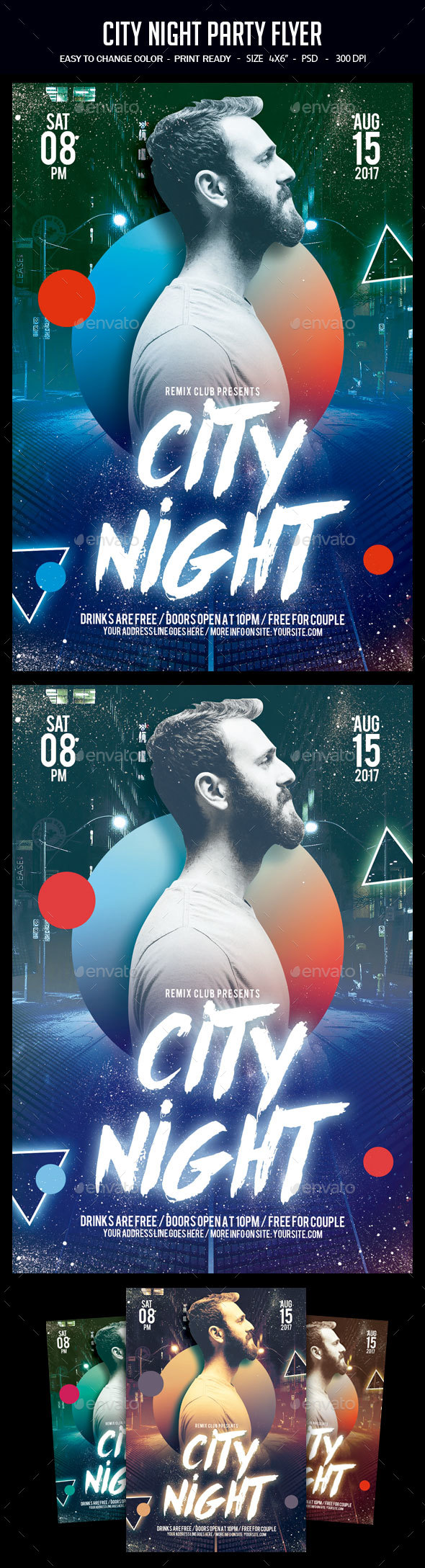 City Night Party Flyer - Clubs & Parties Events