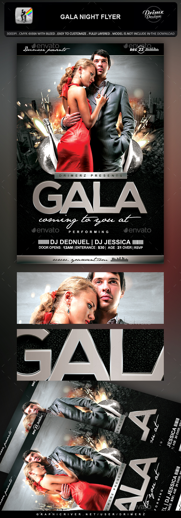 Gala Night Flyer - Events Flyers