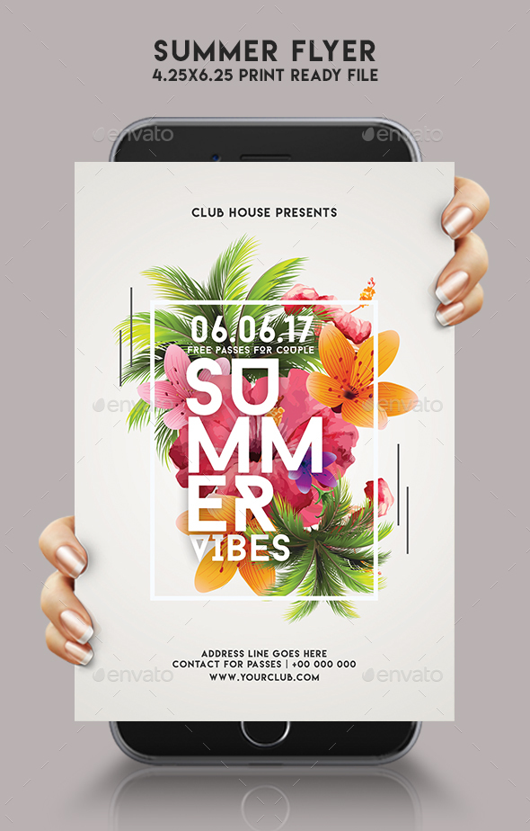 Summer Flyer - Clubs & Parties Events