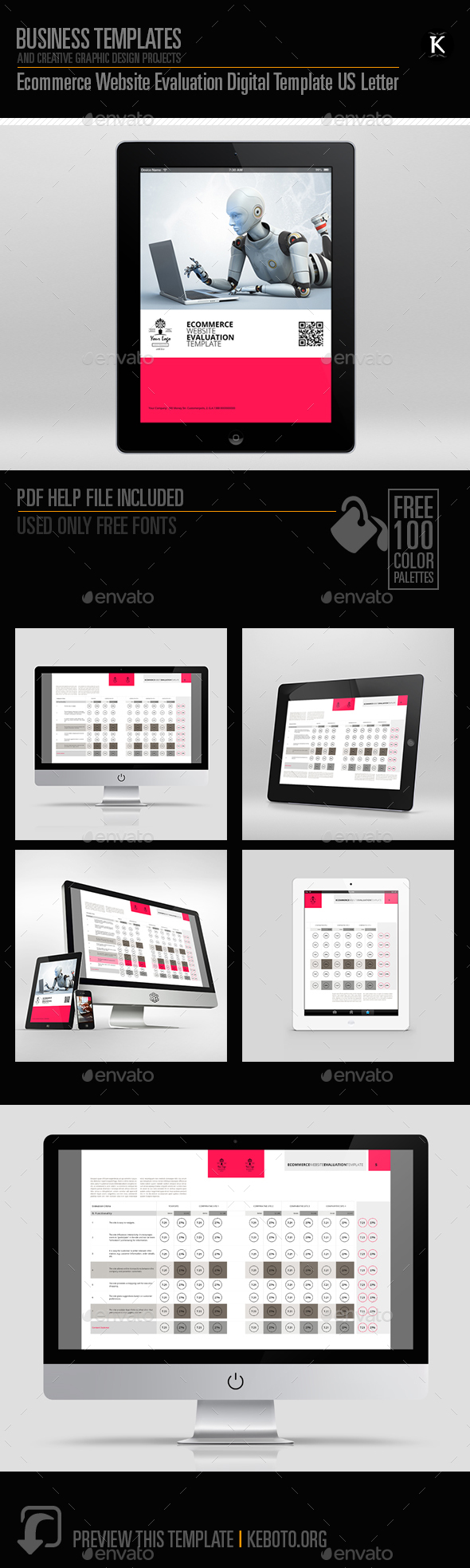 Ecommerce Website Evaluation Digital Temp - Letter - ePublishing
